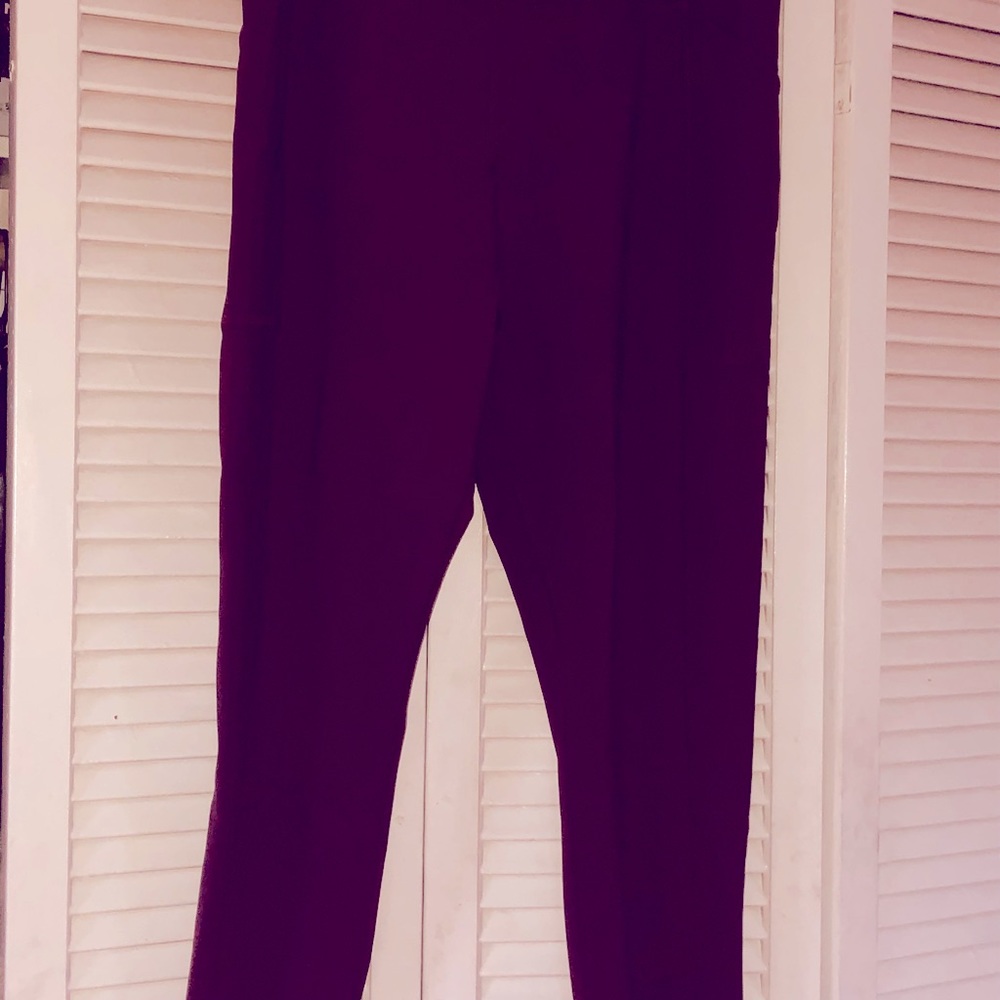 NWOT Girlfriend Collective Maroon Leggings Size XXXL